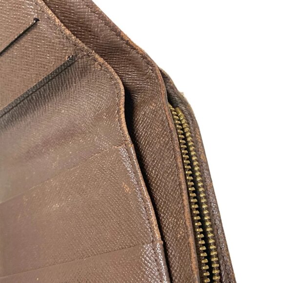Auth LOUIS VUITTON Compact Zip N61668 Ebene Damier - CA0044 Bifold Wallet - Picture 10 of 11
